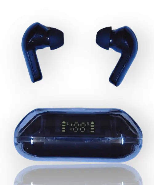 S10 Pro Capsule Style TWS Earbuds V5.3 Transparent Design With Long Battery Backup