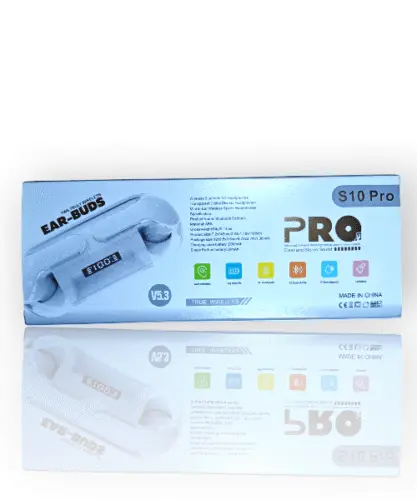 S10 Pro Capsule Style TWS Earbuds V5.3 Transparent Design With Long Battery Backup