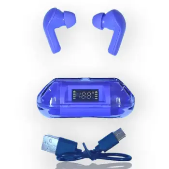 S10 Pro Capsule Style TWS Earbuds V5.3 Transparent Design With Long Battery Backup