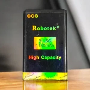 Nokia BL-5C Mobile Robotek Li-ion Battery With 1150mAh Capacity/3.7V (Used)