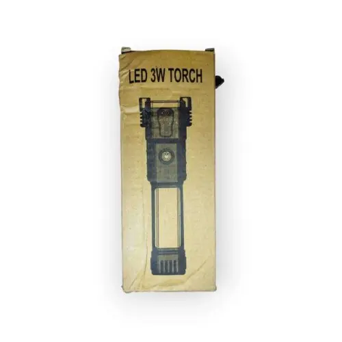3W Led Portable Rechargeable Torch With Seat Belt Cutting & Glass Breaking
