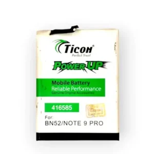 Naru Mobile Battery For Redmi Note 9 Pro BN -52 Ticon Battery (Used Battery) (Non-Warranty)