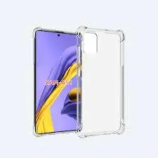Samsung Galaxy A51 Back Cover Crystal Clear Flexible TPU Case for Daily Protection