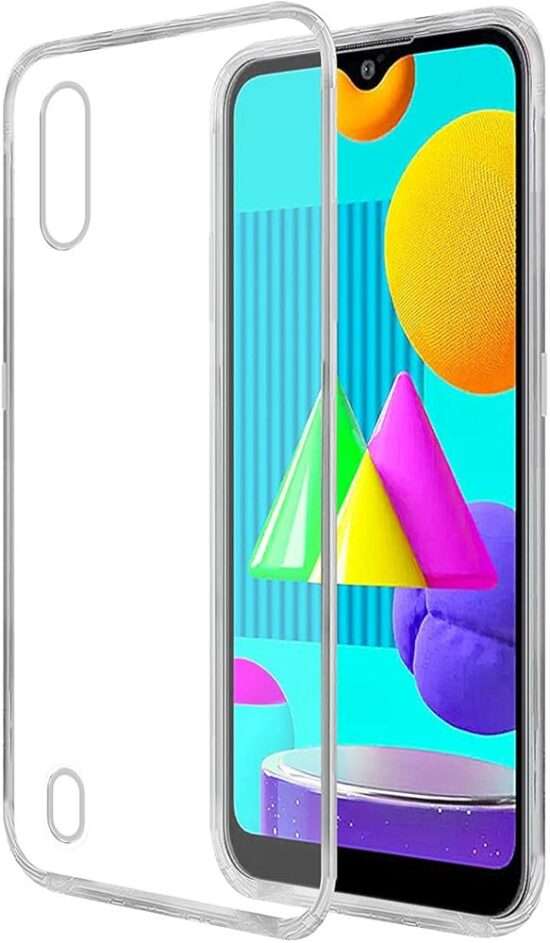 Samsung Galaxy M01 Back Cover/Protection Case Transparent TPU With High Quality Soft Silicon Material Samsung Galaxy M01 Back Cover/Protection Case Transparent TPU With High Quality Soft Silicon Material