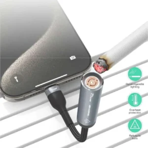 Air Blowing the Cigarette Lighter 