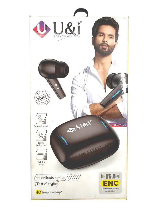 U&i TWS-7353 Wireless Earbuds/