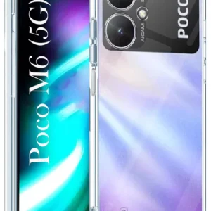Mi Poco M6 5G Transparent Back Cover Mi Poco M6 5G Transparent Back Cover