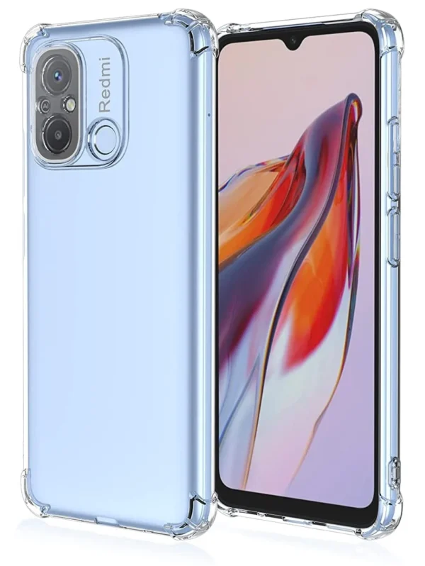 Redmi 12C Transparent Back Cover Case | Protection Cover Case TPU