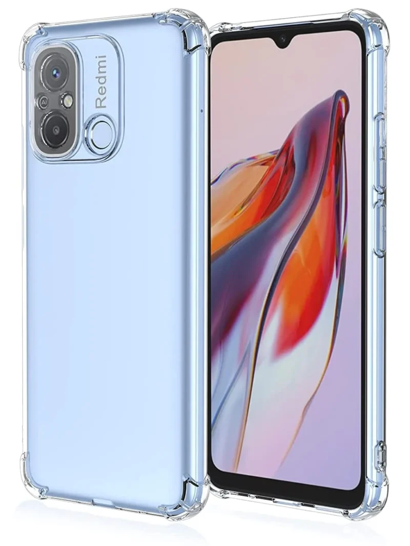 Redmi 12C Transparent Back Cover Case | Protection Cover Case TPU