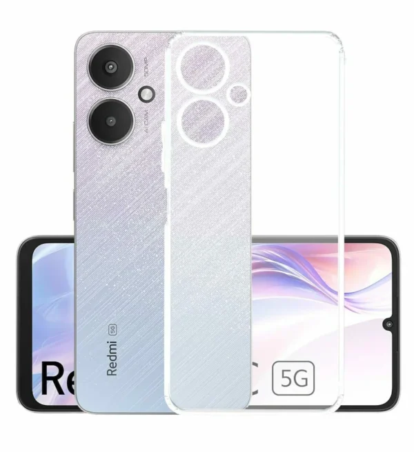 Xiaomi 13C 5G Transparent Back Cover Case | Protection Cover Case TPU