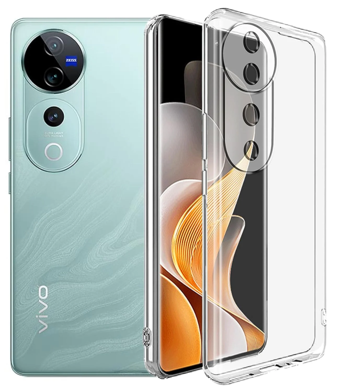 Vivo T3 ULTRA TRANSPARENT PROTECT Back Cover
