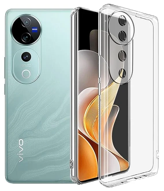 Vivo V40 Pro Transparent Back Cover Case | Protection Cover Case TPU