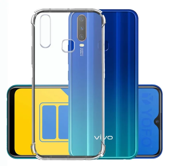 Vivo Y15 Transparent Back Cover