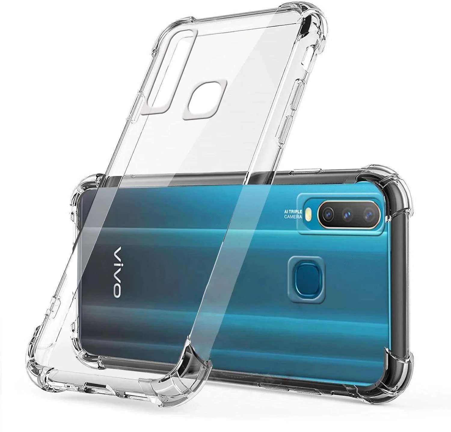 Vivo Y17 TRANSPARENT PROTECTION T Back Cover