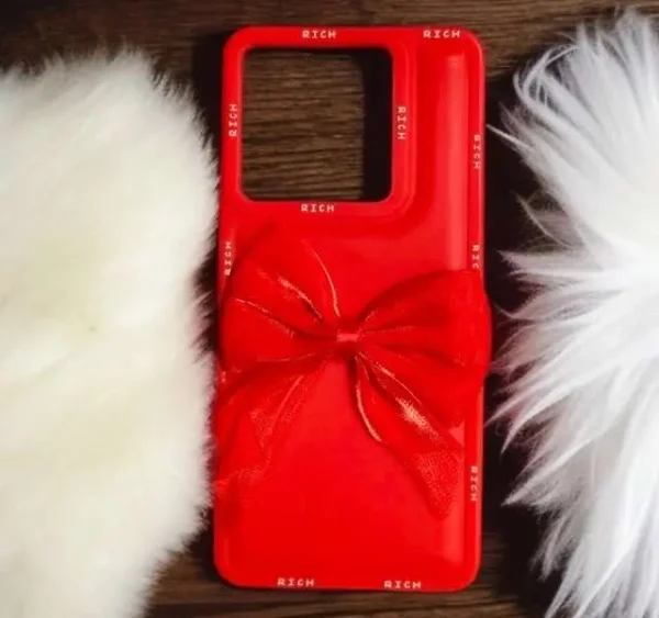 Redmi Note 13 Pro Girlish Bow Back Cover