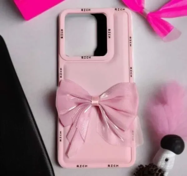 Redmi Note 13 Pro Girlish Bow Back Cover