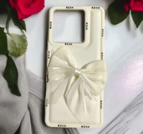 Redmi Note 13 Pro Girlish Bow Back Cover