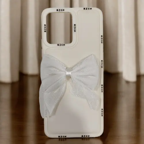 Redmi 12 4G Girlish Bow Back Cover