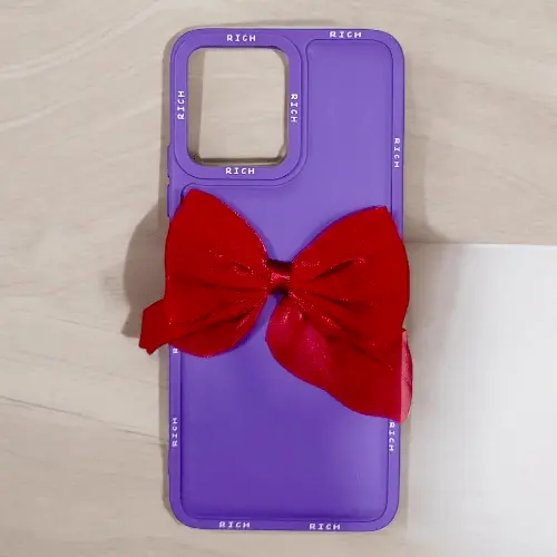 Redmi 12 4G Girlish Bow Back Cover