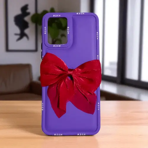Vivo Y21 2021 Girlish Bow Back Cover