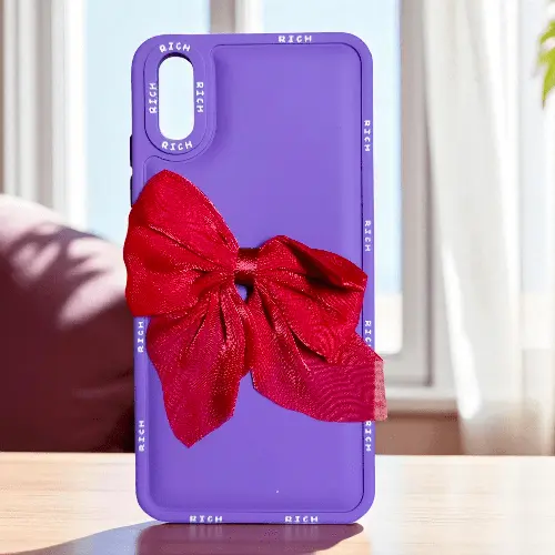 Vivo Y90 Girlish Bow Back Cover