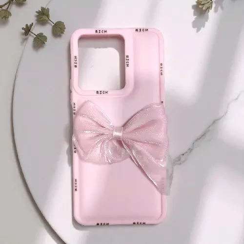 Vivo Y16 Girlish Bow Back Cover