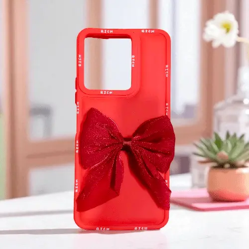 Vivo Y16 Girlish Bow Back Cover