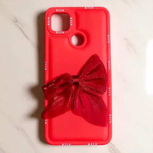 Redmi 9C Girlish Bow Back Cover