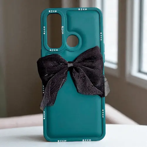 Realme 5 Girlish Bow Back Cover
