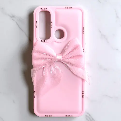 Realme 5 Girlish Bow Back Cover